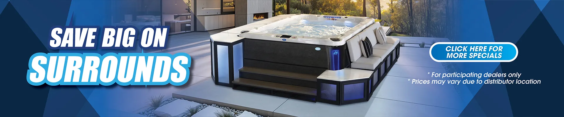 Calspas hot tub being used in a family setting - Clifton