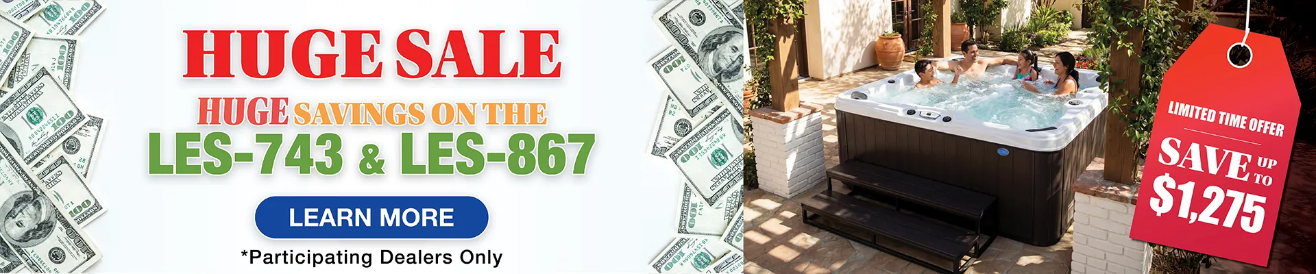 Calspas hot tub being used in a family setting - Clifton